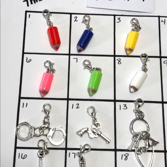 DC-#7.  4x Occupation Dangle Charms - Picture 3 of 9